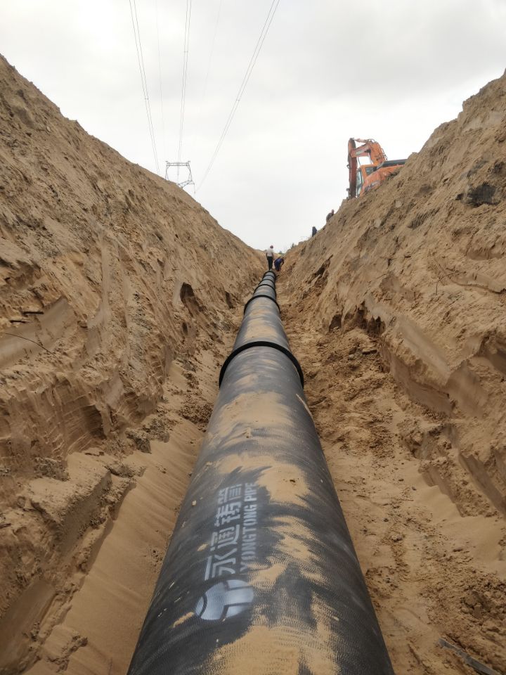 榆林市榆陽區煤礦疏干水工程項目（永通鑄管）有序進行